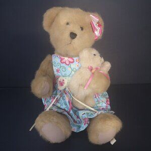 Boyds Bears Collectable Stuffed Plush with Flora & Lil' Bell Luvinbloom 13" Tall